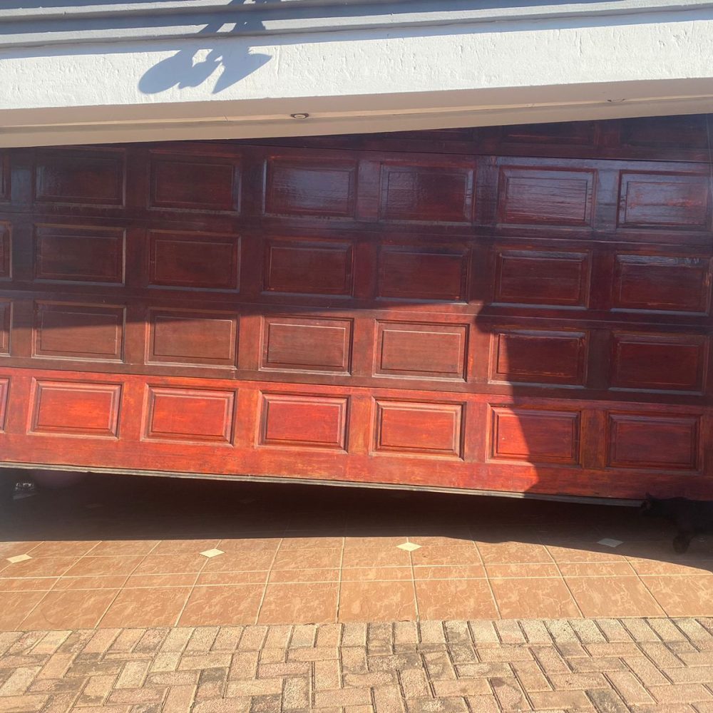 broken garage door